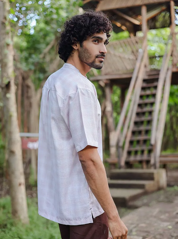 Textured_Cotton_Blend_Short_Kurta_Soft_Blush_Pink