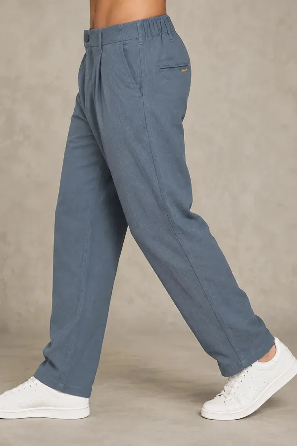 Premium_100_Pure_Linen_Mens_Pleated_Trousers_Slate_Blue
