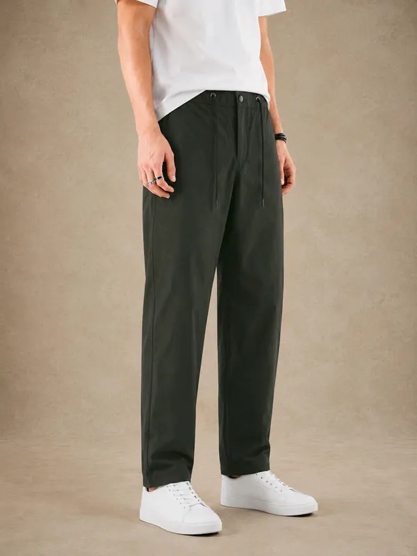 Premium_Nylon_Lycra_4_Way_Stretch_Pants_Dark_Forest_Green_Dark_Forest_Green