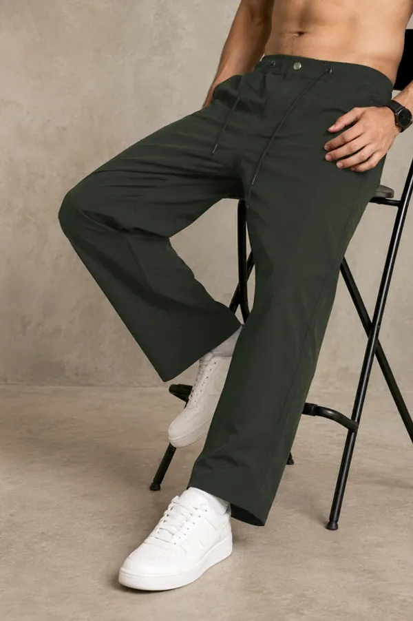 Premium_Nylon_Lycra_4_Way_Stretch_Pants_Dark_Forest_Green_Dark_Forest_Green