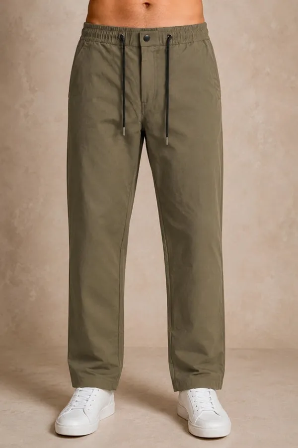 Premium_Nylon_Lycra_4_Way_Stretch_Pants_Ranger_Olive_Green