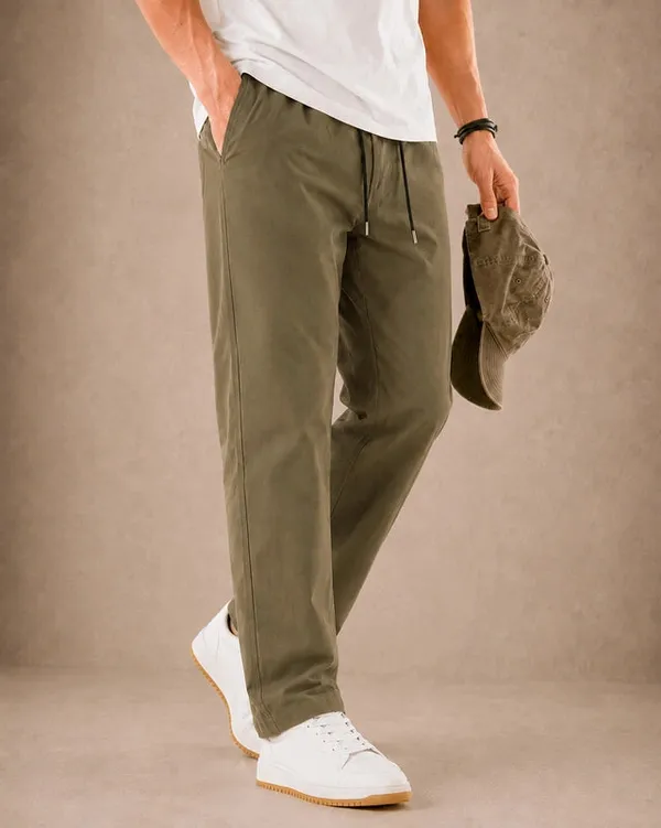 Premium_Nylon_Lycra_4_Way_Stretch_Pants_Ranger_Olive_Green