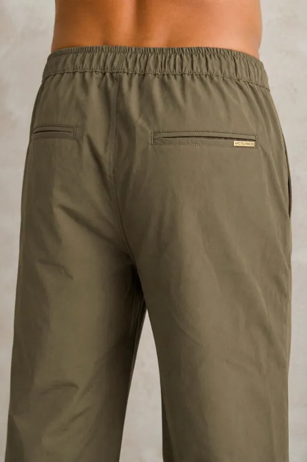 Premium_Nylon_Lycra_4_Way_Stretch_Pants_Ranger_Olive_Green