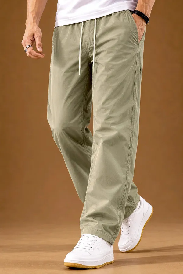 Premium_Nylon_Lycra_4_Way_Stretch_Pants_Sage_Khaki