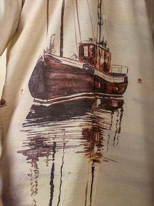 Mens_Lyocell_Linen_Nautical_Print_Half_Sleeve_Shirt_Natural_Beige