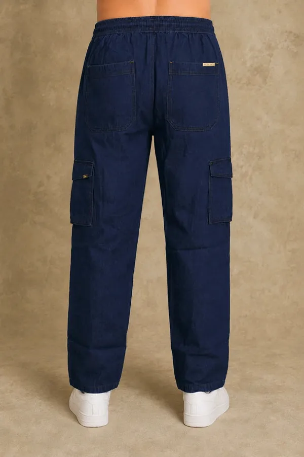 Premium_Cotton_Tencel_Non_Stretch_Cargo_Pants_Raw_Indigo_Blue_Raw_Indigo