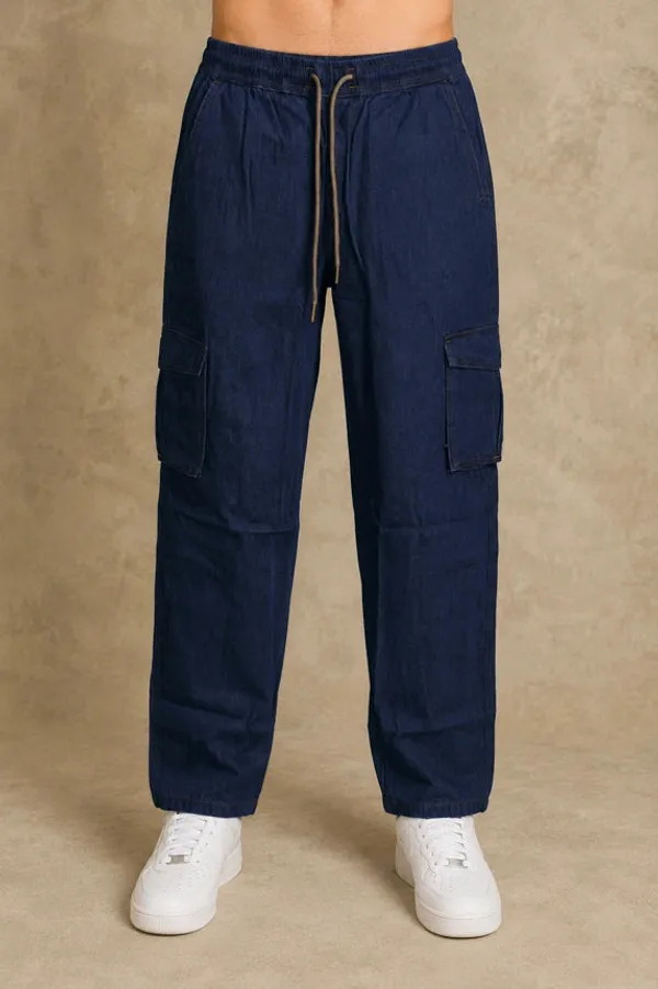 Premium_Cotton_Tencel_Non_Stretch_Cargo_Pants_Raw_Indigo_Blue_Raw_Indigo