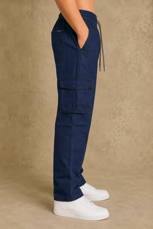 Premium_Cotton_Tencel_Non_Stretch_Cargo_Pants_Raw_Indigo_Blue_Raw_Indigo