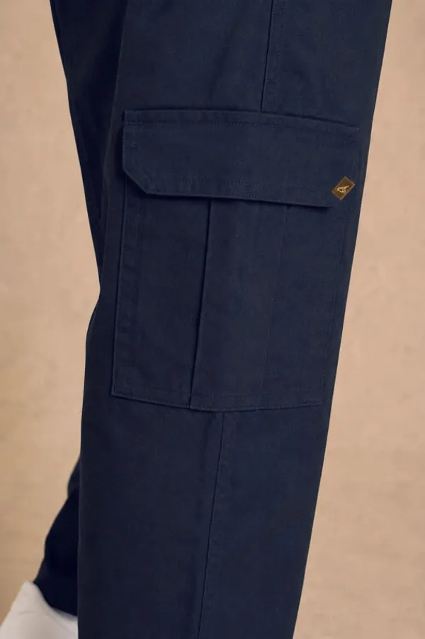 Premium_Cotton_Linen_Slub_Mens_Cargo_Pants_Deep_Navy_Blue_Midnight_Navy