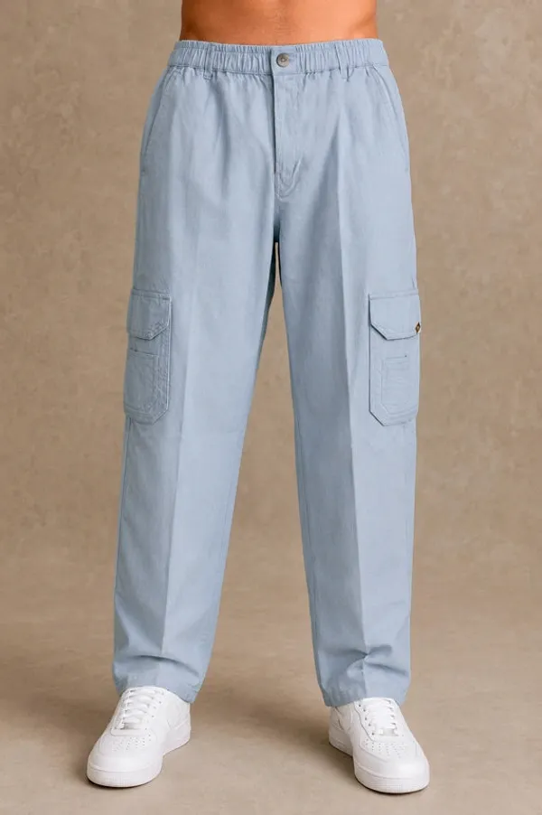 Premium_100_Cotton_Slub_Mens_Cargo_Pants_Sky_Blue