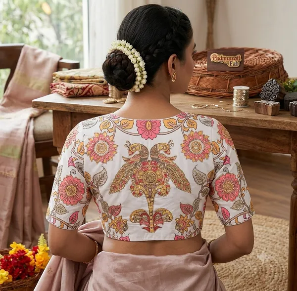 White_Silk_Zardozi_Embroidered_Blouse_For_Women