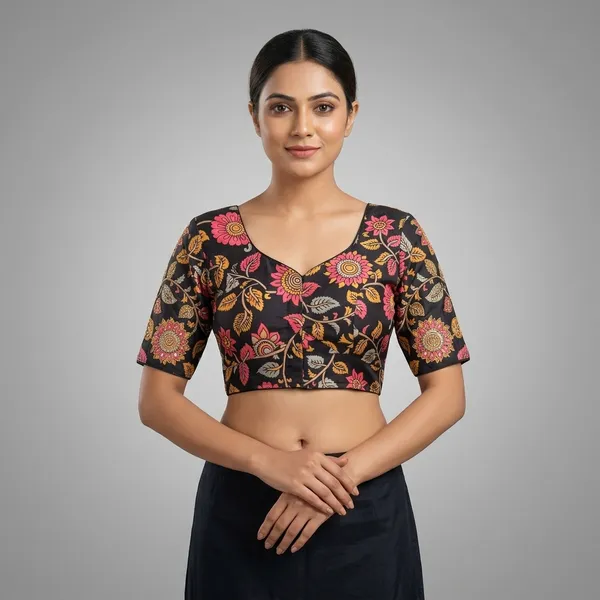 Black_Silk_Zardozi_Embroidered_Blouse_For_Women