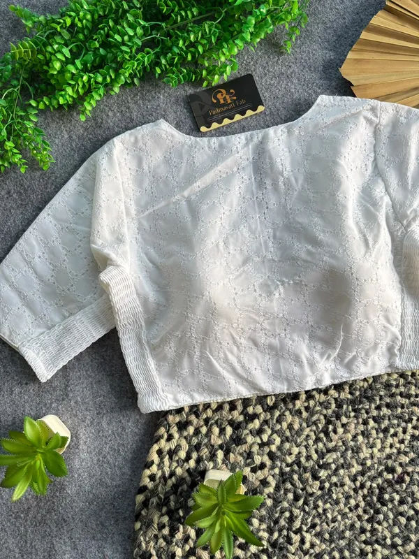 Presenting_Classic_White_Schiffli_Embroidered_Padded_Saree_Blouse