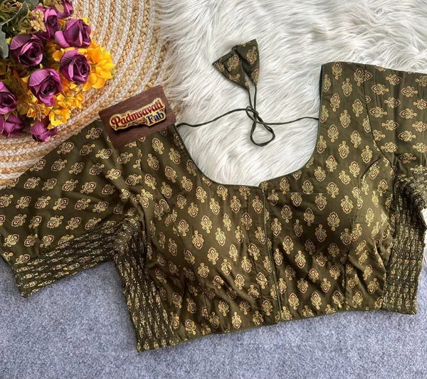 Presenting_Kesariya_Motif_Comfort-Fit_Smocked_Cotton_Blouse