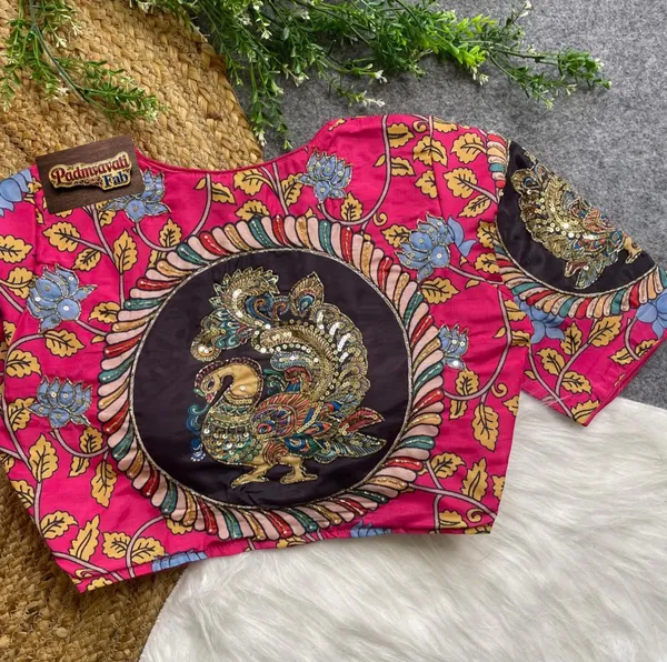 Pink_Silk_Zari_Embroidered_Blouse_For_Women