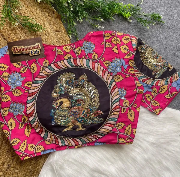 Pink_Silk_Zari_Embroidered_Blouse_For_Women