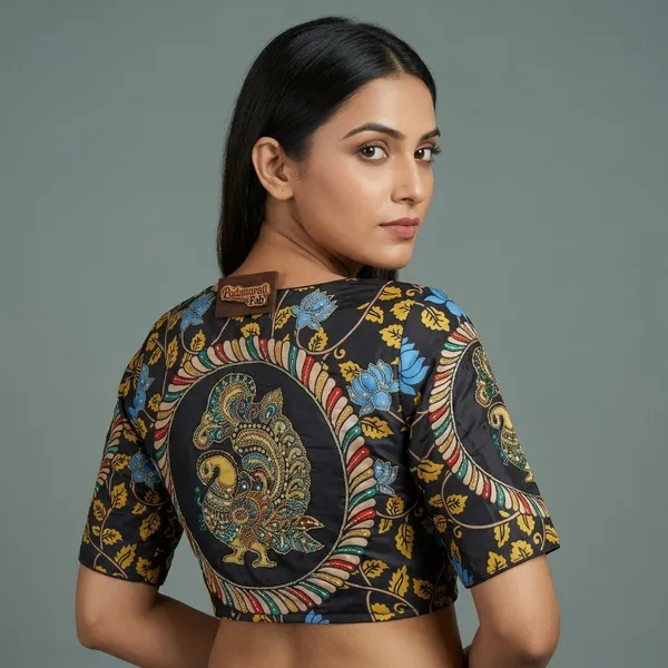 Black_Silk_Zari_Embroidered_Blouse_For_Women