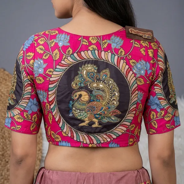 Pink_Silk_Zari_Embroidered_Blouse_For_Women