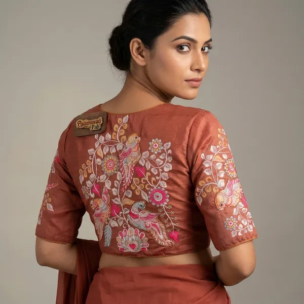 Beige_Art_Silk_Floral_Embroidered_Blouse_For_Women