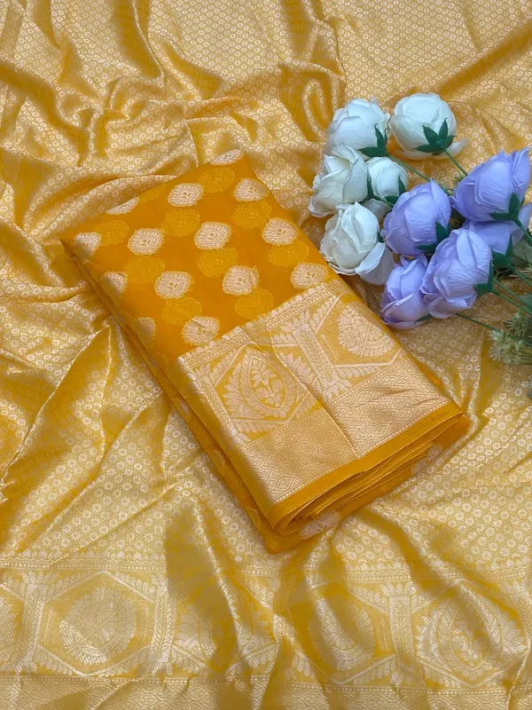 Georette_Soft_Silk_Saree_Banarasi_Silk_Saree_Trending_Colour