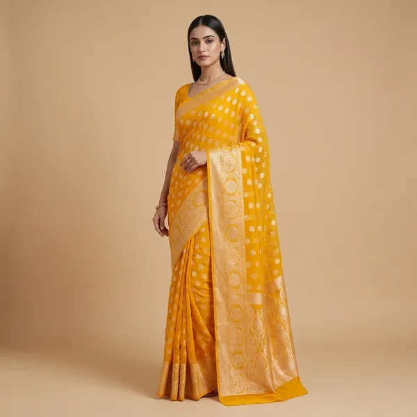 Georette_Soft_Silk_Saree_Banarasi_Silk_Saree_Trending_Colour
