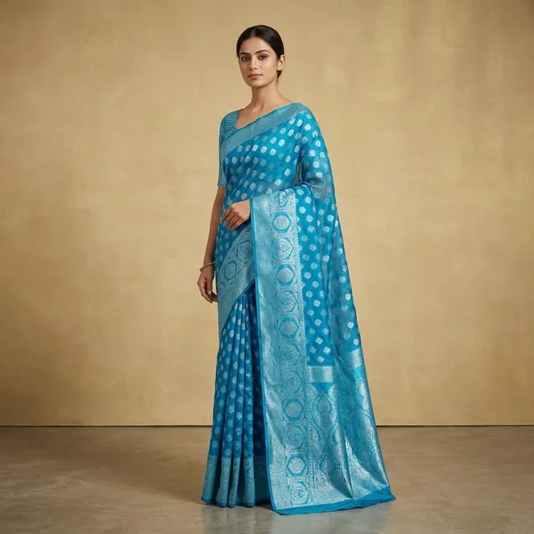 Georette_Soft_Silk_Saree_Banarasi_Silk_Saree_Trending_Colour