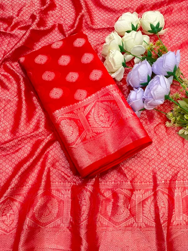 Georette_Soft_Silk_Saree_Banarasi_Silk_Saree_Trending_Colour