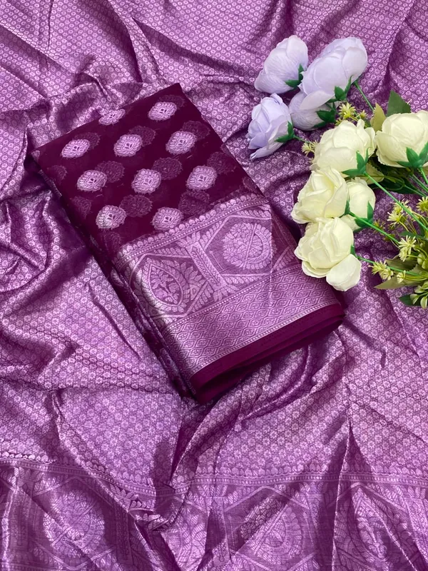 Georette_Soft_Silk_Saree_Banarasi_Silk_Saree_Trending_Colour