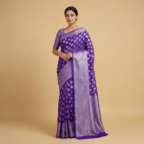 Women's_Premium_Banarasi_Silk_Saree_|_with_Rich_Zari_Weaving_|_Festive_&_Wedding_Wear_Traditional_Saree_|_Soft_Silk_Saree_with_Elegant_Pallu