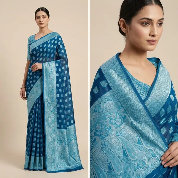 Women's_Premium_Banarasi_Silk_Saree_|_with_Rich_Zari_Weaving_|_Festive_&_Wedding_Wear_Traditional_Saree_|_Soft_Silk_Saree_with_Elegant_Pallu