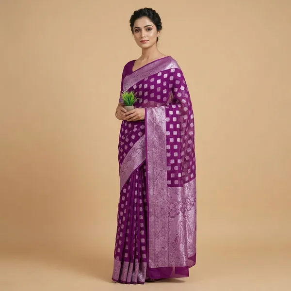 Women's_Premium_Banarasi_Silk_Saree_|_with_Rich_Zari_Weaving_|_Festive_&_Wedding_Wear_Traditional_Saree_|_Soft_Silk_Saree_with_Elegant_Pallu