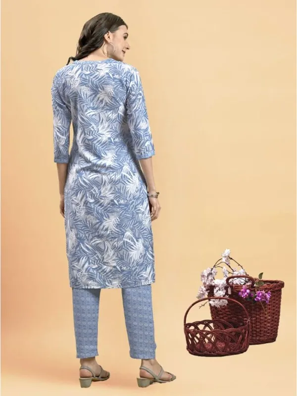 Light_Blue_Cotton_Straight_Kurta_Pant_Set_For_Women