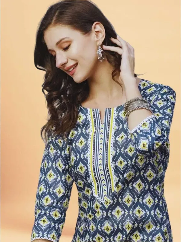 Dark_Blue_Cotton_Straight_Kurta_Churidar_Set_For_Women