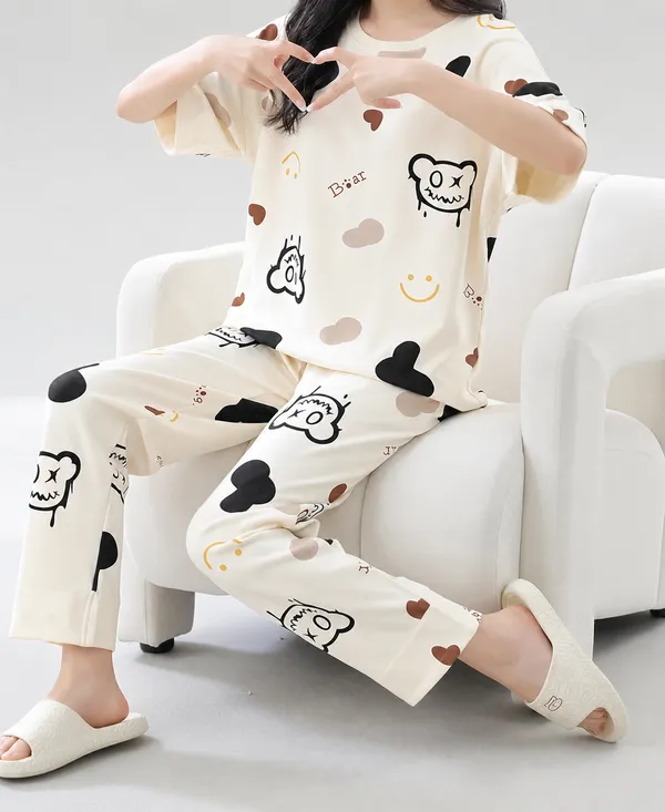 Trending_Korean_Aesthetic_Cartoon_Printed_Night_Suit_Set_for_Women