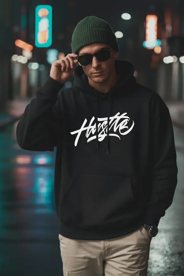 Black_Men's_Cotton_Hoodie