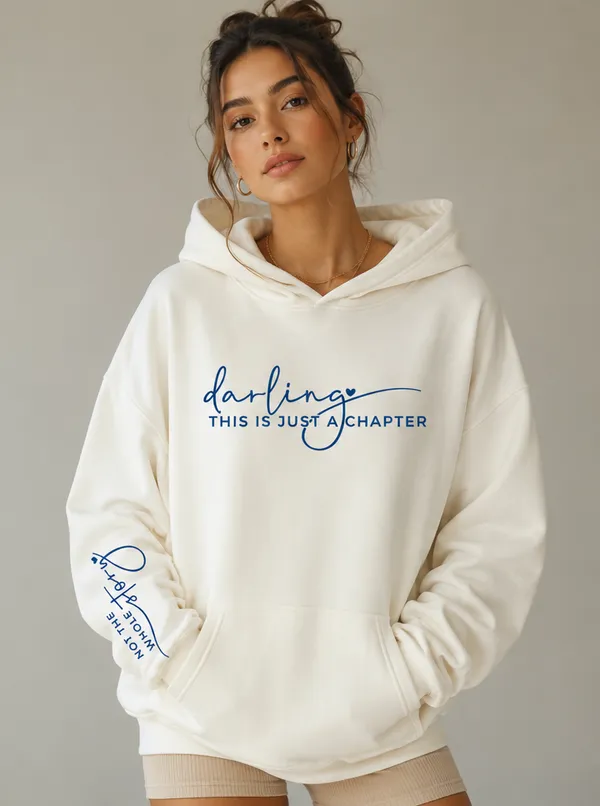 Beige_Wo_Men's_Cotton_Hoodie