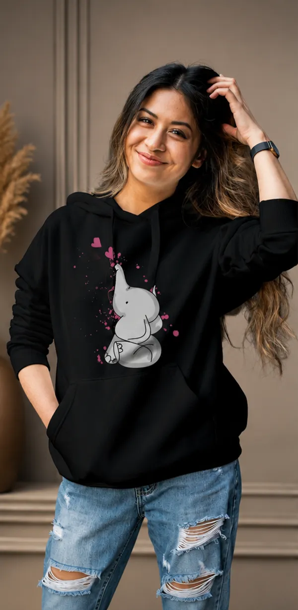 Black_Women's_Cotton_Hoodie