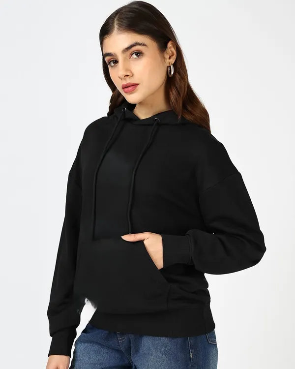 Black_Women's_Cotton_Hoodie