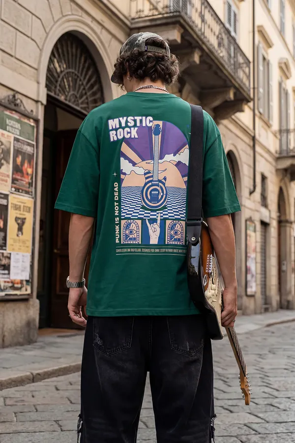 Green_Men's_Cotton_Oversize_T_shirt