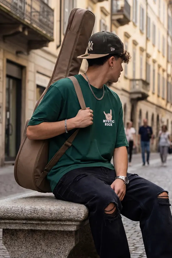 Green_Men's_Cotton_Oversize_T_shirt