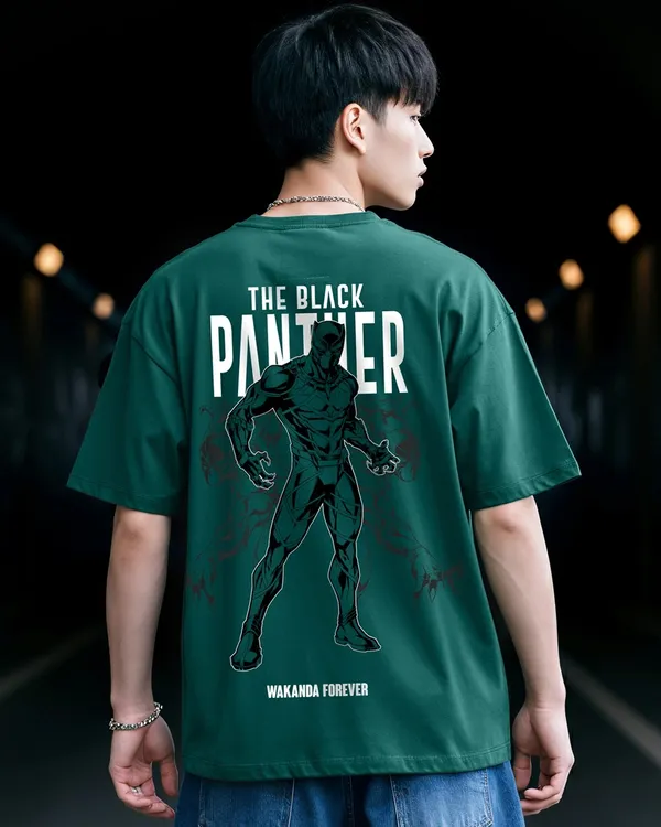 Green_Men's_Cotton_Oversize_T_shirt