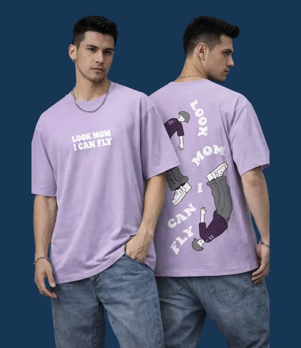 Purple_Men's_Cotton_Oversize_T_shirt