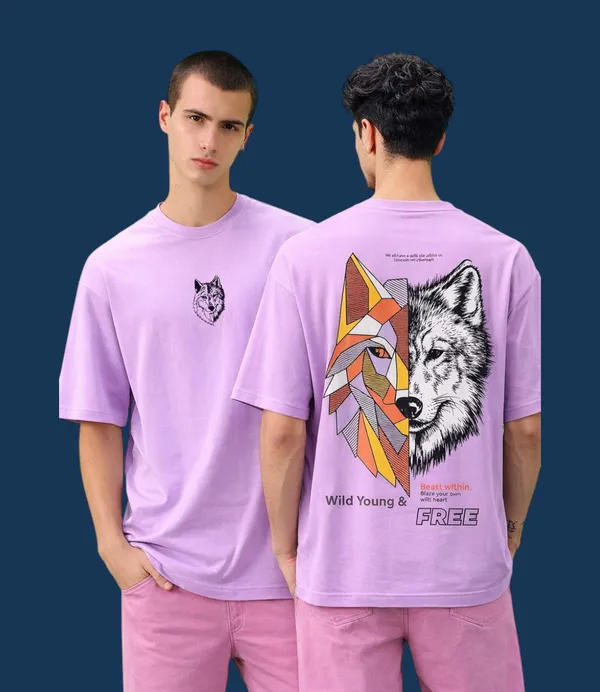 Purple_Men's_Cotton_Oversize_T_shirt