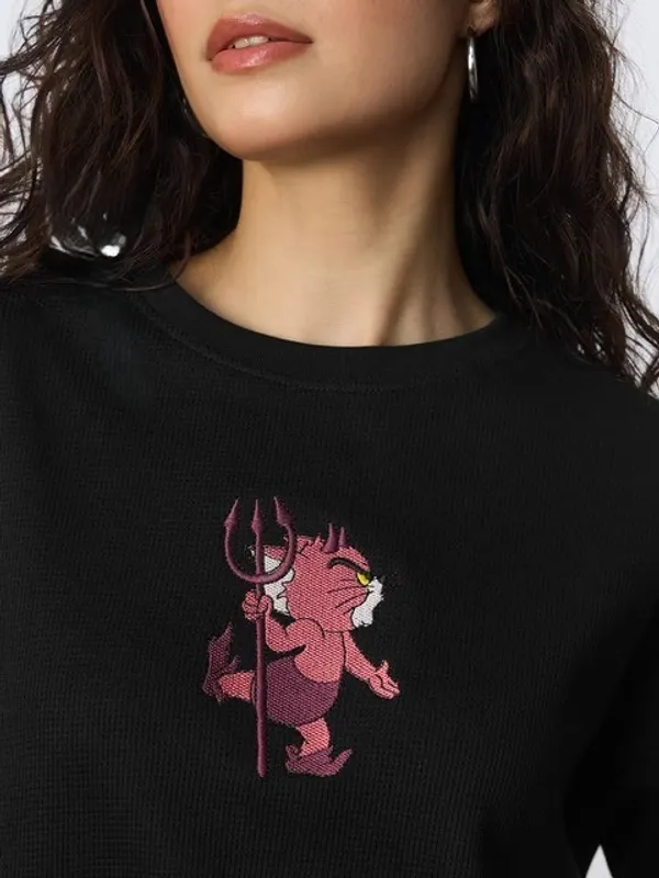 Black_Women's_Cotton_Oversize_T_shirt