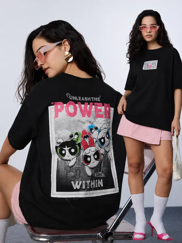 Black_Women's_Cotton_Oversize_T_shirt