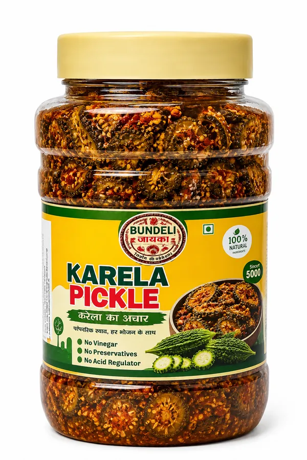Bundeli_Jayka_Karela_Bitter_Gourd_Pickle_500_G