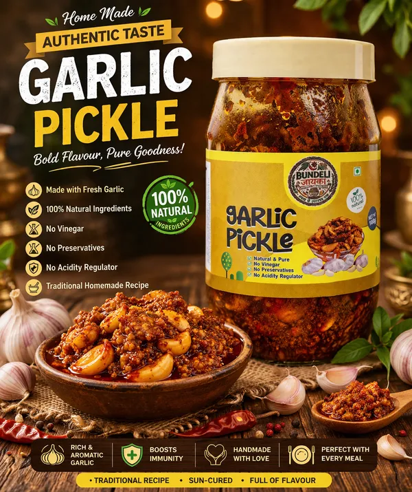 Bundeli_Jayka_Garlic_Pickle_250_G