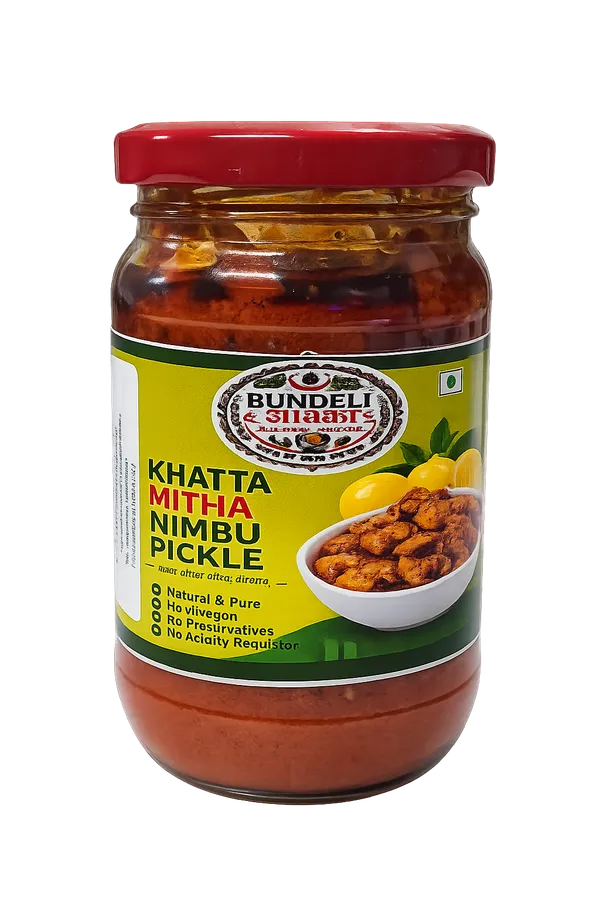 Bundeli_Jayka_Khatta_Meetha_Lemon_Pickle_250_G