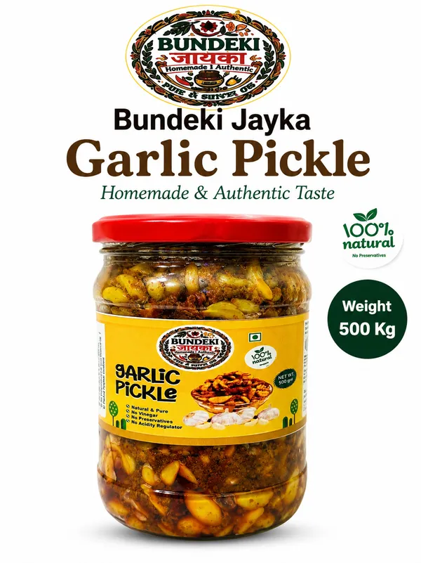 Bundeli_Jayka_Garlic_Pickle_500_G
