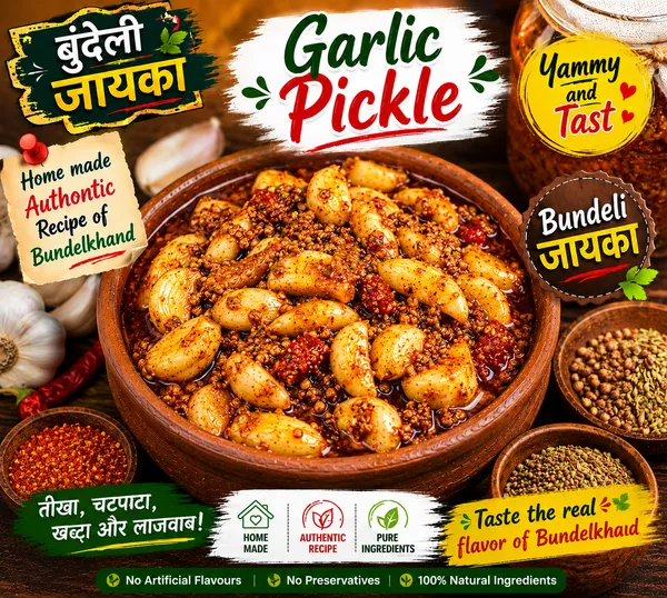 Bundeli_Jayka_Garlic_Pickle_500_G